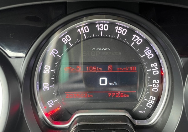 Citroen C5 cena 24000 przebieg: 204500, rok produkcji 2012 z Warszawa małe 137